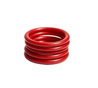 100 Pièce Joint Torique Rouge, étanche, 1.9x4.7x8.5mm | Résistant aux hautes températures, étanche
