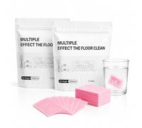 100 Piece Multiple Effect the Floor Clean, Dissolvable Floor Cleaning Tablets, Multi Effect Floors Cleaning Tablets for Hardwood, Tile, Laminate (2*Peach Wood)