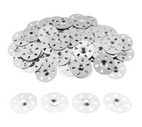 100 Pièce Rondelles Fixation faciles à fixer,35 mm Diamètre Fer Galvanisé Thermoboard,Joints Support,Métalliques Rondelles Rigides,Joints D'Étanchéité,pour Plaques Plâtre