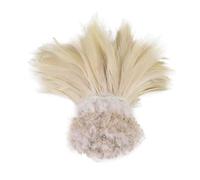 100 pièces/1 lot de plumes de coq naturelles décoration bricolage couture accessoire 10-15,2 cm plumes de faisan pour travaux manuels marron gris