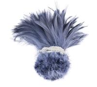 100 pièces/1 lot de plumes de coq naturelles décoration bricolage couture accessoire 10-15,2 cm plumes de faisan pour travaux manuels gris foncé