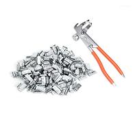 100 Pièces 15g Poids D'équilibrage de Roue en Alliage D'aluminium, Poids à Clipser de Style P pour la Réparation des Pneus, Idéal pour Les Voitures de Tourisme jusqu'à 17 Pouces