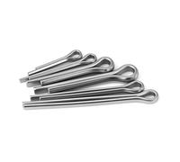 100 pièces 304 goupille fendue en acier inoxydable U goupilles fendues de fixation verrouillage d'arbre métal M3-M8(M6,40mm)