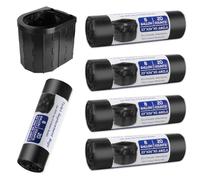 100 Pièces 30L Sac Poubelle Kit, Sacs pour Toilettes Biodégradables, étanches Sacs Toilettes de Portable Camping, pour Camping, Voyage, Randonnée, Cuisine, Maison