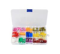 100 pièces 3A 5A 7.5A 10A 15A 20A 25A 30A 35A 40A Standard lame voiture fusibles assortiment voiture lame fusible Auto bateau moto fusible Câblage de protection