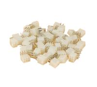 100 PièCes 4.2 MM 6 Broches En-TêTe Broche Mâle pour Carte Graphique GPU PCI-E PCIe Connecteur D'Alimentation Angle Droit à Travers le Trou Carte