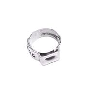 100 pièces 5.3mm à 30mm colliers de serrage simple oreille en continu 304 colliers de serrage en acier inoxydable pinces de serrage anneaux for l'étanchéité(7.8-9.5mm 100pcs)