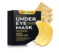 100 pièces / 50 Paires Masque Yeux En Or 24K Collagène Sous Masques Patchs Pour Les Poches De Cernes, Rafraîchir, Revitaliser, Voyage, Rides, Patchs Oculaires Cadeau De Luxe Pour Femmes & Hommes