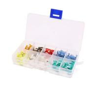 100 pièces 5A 7.5A 10A 15A 20A 25A 30A automobile voiture faible Mini lame Type fusible Kit Câblage de protection