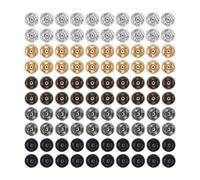 100 Pièces 5mm Mini Boutons-pression, Coudre sur Boutons-pression Attaches en Métal Boutons-pression Boutons pour Vêtements de Poupée