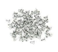 100 pièces 6,5 mm 0,3 Pouces vis de Goujon de Pneu de Roue Clous antidérapants Goujons de vis à Neige en Acier au tungstène de Haute qualité pour Voiture Moto ATV UTV véhicules (JX6.5-8-1)