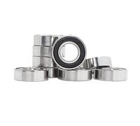 100 pièces 686RS portant 6x13x5mm ABEC-7 passe-temps électrique rc voiture camion 686 RS 2RS roulements à billes 686-2RS noir scellé Accessoires