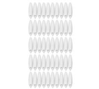 100 pièces 9,5 mm bouchons en plastique pour trou de poche gabarit bricolage projets de menuiserie bouchons de dissimulation noir blanc rouge jaune accessoires d'outils en option (Blanche)