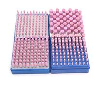 100 pièces Abrasif Pierre Points Polissage Tête De Meulage Électrique Peu Roue Pour Dremel Accessoires Rotatifs Outils Électriques, cylindre, 6mm