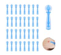 100 Pièces Aiguilles Jetables pour Points Noirs, Blackhead Blemish Remover Tool, Ensemble Complet pour l'Extraction de Comédons et Impuretés