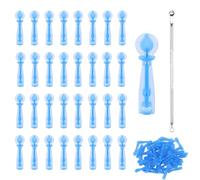 100 Pièces Aiguilles Jetables pour Points Noirs, Dissolvant jetable de boutons d'acné, Blackhead Blemish Remover Tool, Aiguilles pour éliminer L'acné et Outils éliminer Les Imperfections