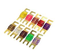 100 pièces ANL plaqué or goujon voiture fusibles Mini voiture stéréo Audio AFS fusible 20A 30A 40A 50A 60A 70A 80A 100A 125A 150A 175A 200A Câblage de protection (Size : 70A)