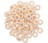 100 Pièces Anneau de Queue Cassé Blanc en Applicateur Léger