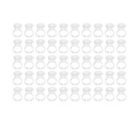 100 Pièces Anneau D'encre de Tatouage Universel avec Couvercle, Capuchons de Récipient de Support D'encre Pigmentée D'extension de Cils, pour le Kit de Tatouage Professionnel