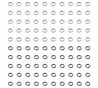 100 Pièces Anneaux Fendus Plats, Anneaux Fendus En Acier Inoxydable, Mini Anneaux De Connexion, Anneaux Fendus Diy, Petits Porte-Clés, Connecteurs D'Anneaux Fendus, Adaptés Aux Clés, À La Pêche