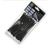 100 Pièces Attache-Câbles Câble Binder Noir Résistant Aux Rayons UV 7,6 x 250mm