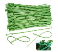 100 Pièces Attache Tomates, 23CM Lien pour Tuteur Tomates, Attaché Pied de Tomate en Plastique Réutilisable, Plastic Ties for Gardening, Attache Tuteur Réglable pour Soutenir Vignes Arbustes Plantes
