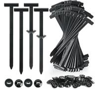 100 Pièces Attaches Câbles Universelles Autobloquantes, Attaches en Nylon Résistantes aux UV, pour Réparation Automobile et Usage Quotidien