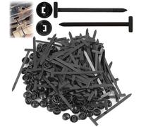 100 Pièces Attaches-Câbles Universelles En Nylon - Boucles Robustes Et Autobloquantes Avec Goupille Et Bouton - Attaches Multiples Résistantes Aux UV Pour Fixation Quotidienne Et Bricolage