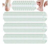 100 pièces autocollant Anti-usure de Invisible auto-adhésif protecteurs de clairs 2.6x1.7 pouces protecteurs pied pour les pieds pour éviter les ampoules