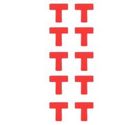 100 Pièces Autocollant de Signalisation de Positionnement Cuivre | Adhésif Permanent, Guide de Circulation et Distance Correcte, Usage Pharmacies Hôpitaux
