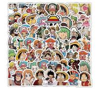 100 pièces Autocollants de dessin animé Anime One Piece cool pour enfants, DIY, ordinateur portable, scrapbooking, réfrigérateur, graffiti. Autocollants drôles et mignons, cadeaux de jouets, fournitur