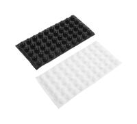 100 Pièces Autocollants en Braille en Silicone Adhésifs