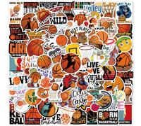 100 Pièces Autocollants Graffiti De Basket-Ball ? Autocollants En Vinyle Amusants Pour Fan De Basket-Ball Pour Bouteille D'eau, Scrapbooking, Journal Intime, Cahier, Planche À Roulettes