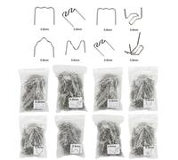 100 pièces automobile plastique réparation soudage clou Standard pré-coupé vague agrafes bosse carrosserie réparations Machine soudage agrafeuse à chaud ~ 0.8mm V staples