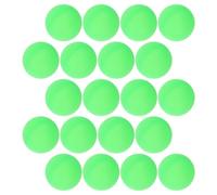 100 Pièces Balles de Ping Pong Vertes 40mm sans Couture, Finition Mate | Plastique PP Creux, Surface Vierge sans Impression, pour Machine Vibrante et Tambour de Bingo