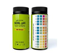 100 pièces bandelette de Test de PH du sol 3.5 à 9 gamme Kit de papier de Test de PH de haute précision pour plante d'herbe de pelouse de jardin