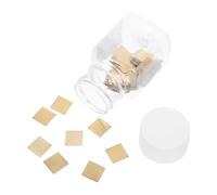 100 Pièces Bandes de Laiton pour Électrodes, Expériences Stem en | Surface Métallique Stable, Sortie Électrique Régulière, Adaptées aux Échantillons Chimiques, Béchers et Bocaux, Usage Répété