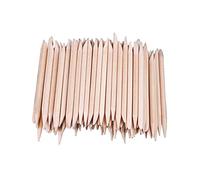 100 Pièces Bâtonnets À Ongles En Bois Double Face Multi-fonctionnel Poussoir Cuticules Outil De Manucure Et Pédicure Outil Retrait Poussoir Cuticules