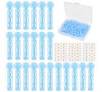 100 Pièces Blackhead Blemish Remover Tool - Aiguilles Stériles Jetables pour Point Noir, Dissolvant Boutons d'Acné, Aiguilles Enlever les Points Noirs, pour Usage Domestique, Nettoyer La Peau