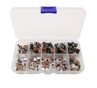 100 pièces/boîte interrupteur à glissière SS12F15 SK12D07 interrupteur à bascule 3 broches PCB 2 positions 1P2T SPDT poignée haute 2/3/4/5/6/7mm