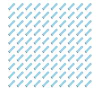 100 Pièces Bouchon en Silicone pour Nettoyeur de Cérumen Ear Tips for Ear Wax Removal Silicone Souple pour Accessoires Universels de Cure-oreilles Visuels (Bleu)