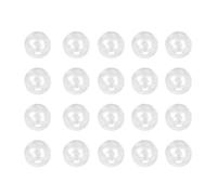 100 Pièces Boule de Verre Trouée pour Bijoux Diy, Sphère Creuse | Finition Soignée, Usage Scrapbooking et Bracelet de Cheville, Simple et Élégant, Lot Créatif pour Atelier Maison