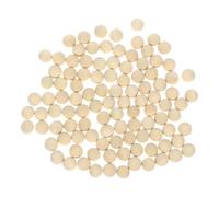 100 Pièces Boules de Bois Rondes, Sphères Lisses 8 MM | Matériau Bois, Facile à Teindre, pour Décorations et Créations Faites Main, Classes D'art et Projets DIY