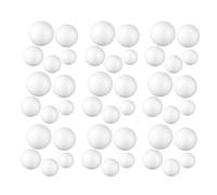100 Pièces Boules de Mousse Blanches DIY en Polystyrène