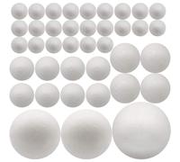 100 Pièces Boules de Mousse Blanches pour Loisirs Créatifs DIY