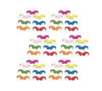 100 Pièces Bouton Coloré de Barbe en Bois pour Couture Créative | Outil D’artisanat Décoratif, Usage Boutique ou Maison, Finition Soignée, Lot de Boutons pour Manteau et Couleur Aléatoire