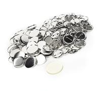 100 Pièces Bouton épingle Vierge de qualité Supérieure 44 Mm/1,7 Pouces pour l'artisanat de Bricolage, Médaille d'emblème d'insigne de sécurité Rond, et Léger, Idéal pour les