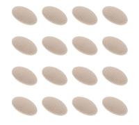 100 Pièces Boutons en Tissu Khaki 15mm, Style Simple