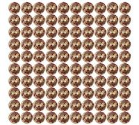 100 pièces boutons ronds colorés en noix de coco 12,5 mm, boutons de couture, artisanat, accessoires pour vêtements, boutons en coquille de noix de coco naturelle pour bricolage, (7)