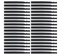 100 pièces Bracelet d'Identification 17x1,6x1cm Noir en Polyester | Impression Tissée Résistante, Bords Lisses, Contrôle D’Accès, pour Organisateurs, Bénévoles et Invités Vip
